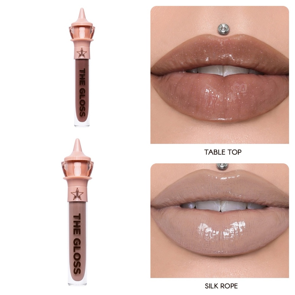 Jeffree Star Table Top & Silk Rope Lip Glosses
